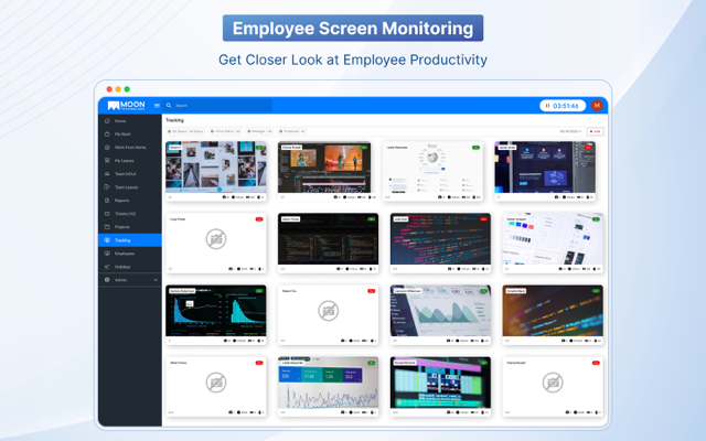 screenshot of Moon HRM